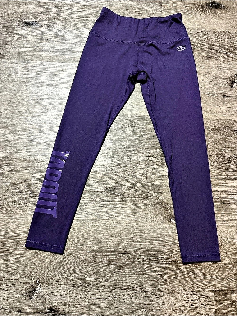 Tapout Purple Athletic Leggings Size Medium Like New